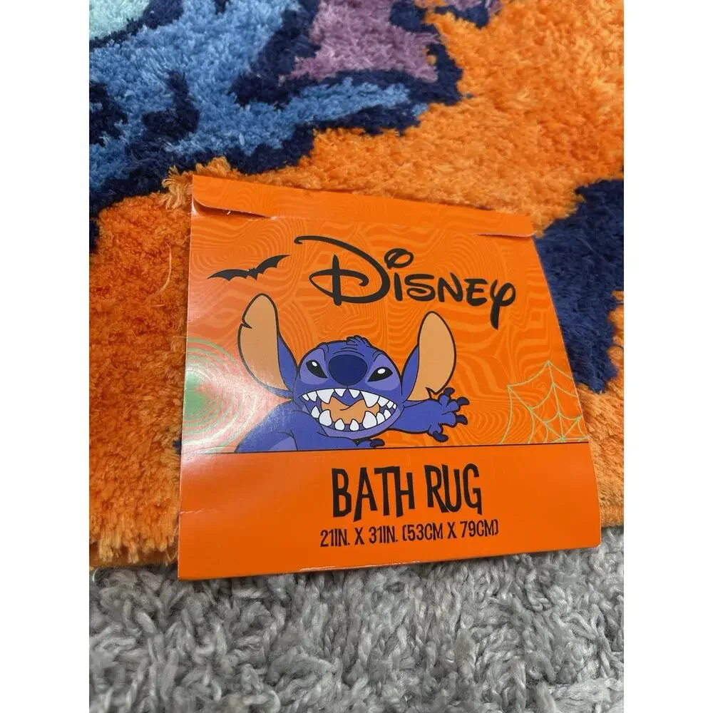 Disney Bath Rug Mat Stitch Halloween 21in×31in Multicolor Decor New With Tags